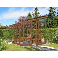 26 billiger ! Fjordholz Premium Gewächshaus Modell Greenline Nr.