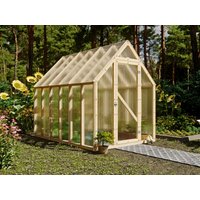 26 billiger ! Fjordholz Gewächshaus Modell Greenline Basic 6,5 m
