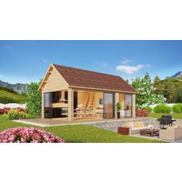 26 billiger ! Fjordholz Holz-Gartenhäuser Lounge Marek xm