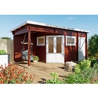 26 billiger ! Fjordholz 5-Eck Holz-Gartenhäuser Modell Leva 2E xm