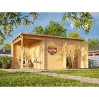 26 billiger ! Fjordholz Pultdach Holz-Gartenhäuser Modell Ezra 4O xm