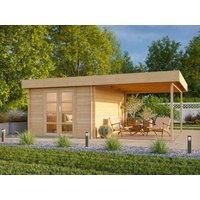26 billiger ! Fjordholz Flachdach Holz-Gartenhäuser Modell Felix 28 xm