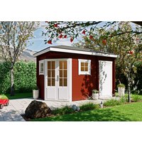 26 billiger ! Fjordholz 5-Eck Holz-Gartenhäuser Modell Evelyn 1D xm