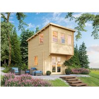 26 billiger ! Fjordholz Pultdach Holz-Gartenhäuser Modell Marlene 44 xm