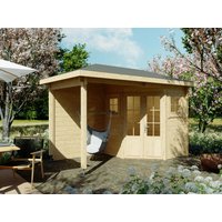 26 billiger ! Fjordholz 5-Eck Holz-Gartenhäuser Modell Evelyn 1B xm