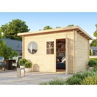 26 billiger ! Fjordholz Pultdach Holz-Gartenhäuser Modell Ezra 4M xm