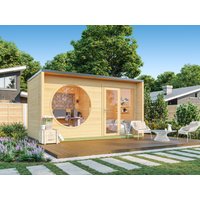 26 billiger ! Fjordholz Holz-Gartenhäuser Modell Office Box Größe M nat xm