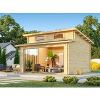 26 billiger ! Fjordholz Holz-Gartenhäuser Avantgarde 44-B Alu xm