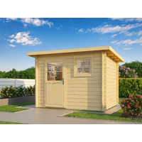 26 billiger ! Fjordholz Pultdach Holz-Gartenhäuser Modell Ezra 2B xm