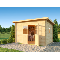 26 billiger ! Fjordholz Pultdach Holz-Gartenhäuser Modell Ezra 4E xm