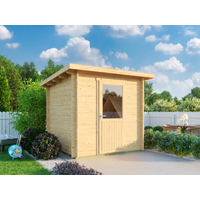 26 billiger ! Fjordholz Pultdach Holz-Gartenhäuser Modell Ezra 1A xm