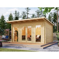 26 billiger ! Fjordholz Holz-Gartenhäuser Modell Berlin 70 B Modern xm