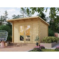 26 billiger ! Fjordholz Holz-Gartenhäuser Modell Berlin 70 A Modern xm