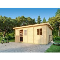 26 billiger ! Fjordholz Pultdach Holz-Gartenhäuser Modell Ezra 5H xm