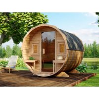 26 billiger ! Fjordholz Fass-Sauna Modell Lauri xm