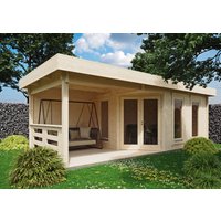 26 billiger ! Fjordholz Holz-Gartenhäuser Modell Nora 44 F Modern xm
