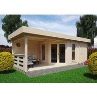 26 billiger ! Fjordholz Holz-Gartenhäuser Modell Nora 44 E Modern xm