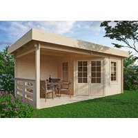 26 billiger ! Fjordholz Holz-Gartenhäuser Modell Nora 44 D Klassik xm