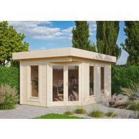 26 billiger ! Fjordholz Holz-Gartenhäuser Modell Nora 44 B Modern xm