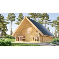 26 billiger ! Fjordholz Campinghütte Modell Eifel 44 xm