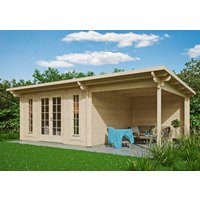 26 billiger ! Fjordholz Holz-Gartenhäuser Modell Jacob 44 C mit Seitend xm