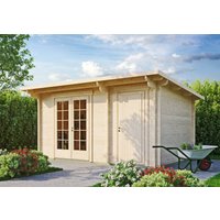 26 billiger ! Fjordholz Holz-Gartenhäuser Modell Jacob 44 A mit Abstell xm
