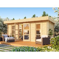 26 billiger ! Fjordholz Holz-Gartenhäuser Modell Cannes 34 xm