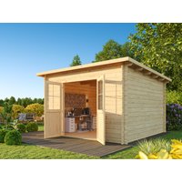 26 billiger ! Fjordholz Pultdach Holz-Gartenhäuser Modell Ezra 5D xm