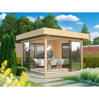 26 billiger ! Fjordholz Glaspavillon Alu 44 B