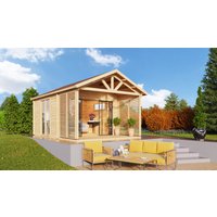 26 billiger ! Fjordholz Holz-Gartenhäuser Alu Concept Arosa 44 A xm