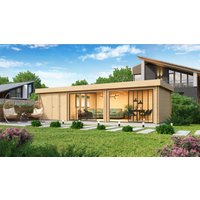 26 billiger ! Fjordholz Holz-Gartenhäuser Alu Concept 44 L xm
