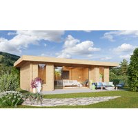 26 billiger ! Fjordholz Holz-Gartenhäuser Alu Concept 44 Q xm