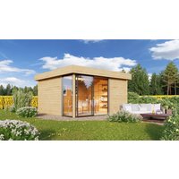 26 billiger ! Fjordholz Holz-Gartenhäuser Alu Concept 44 P xm