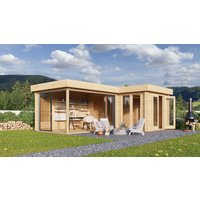 26 billiger ! Fjordholz Holz-Gartenhäuser Alu Concept Quinta 44 xm