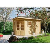 26 billiger ! Fjordholz 5-Eck Holz-Gartenhäuser Modell Evelyn 1D xm