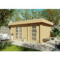 26 billiger ! Fjordholz Flachdach Holz-Gartenhäuser Modell Tekla 28