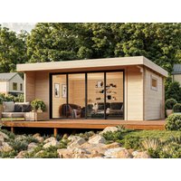26 billiger ! Fjordholz Holz-Gartenhäuser Modell Kubi 44 IsoSlide xm