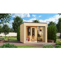 26 billiger ! Fjordholz Holz-Gartenhäuser Modell Q-BIC Alu 44 G